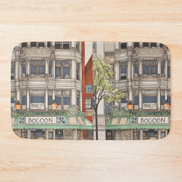 Item preview, Boston city drawing designed and sold by ComicsFactory.