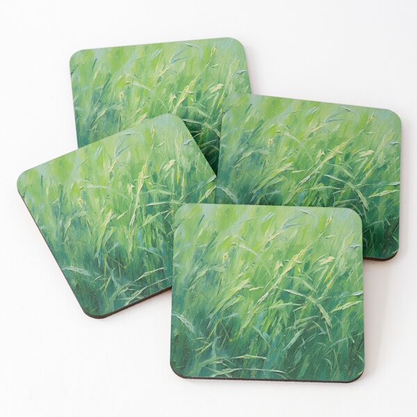 Item preview, A painting of grass designed and sold by isBotStore.