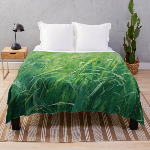 Item preview, A painting of grass designed and sold by isBotStore.
