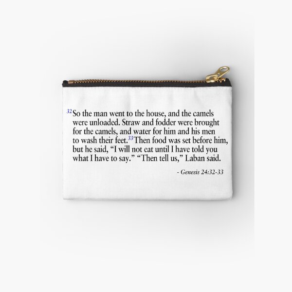 Item preview, Genesis 24:32-33 - water for him and his men to wash their feet designed and sold by HeavenPrints.