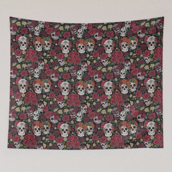 Item preview,  Sugar Coated Bones Sugar Skull Pattern designed and sold by MindWave THC.