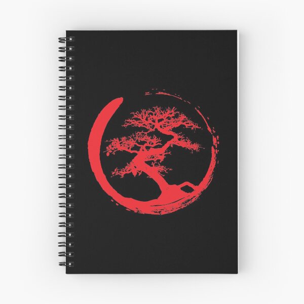 Item preview, Zen Bonsai Tree in Enso Circle (red) designed and sold by Elvin Dantes.