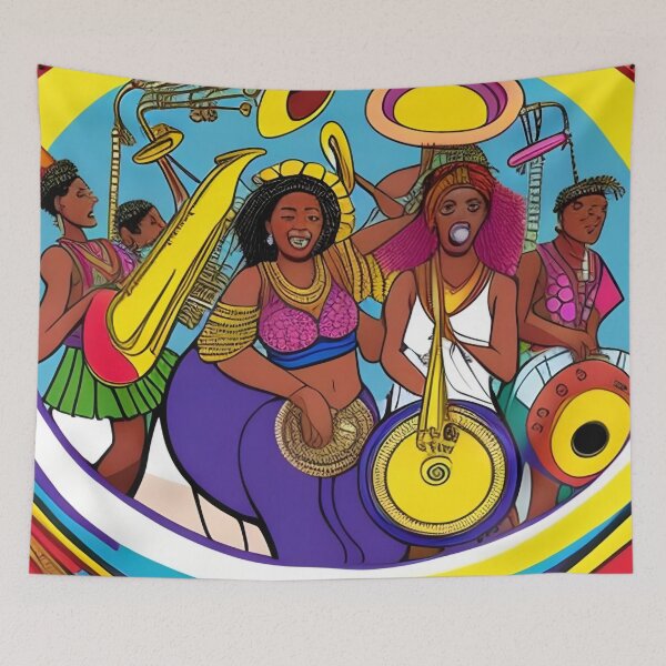 Item preview, Pattern of Notting Hill Carnival 23 designed and sold by SpecialForceART.