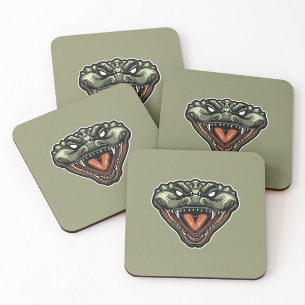 Item preview, Crocodile head grey alligator funny tattoo designed and sold by LoveYaToo.