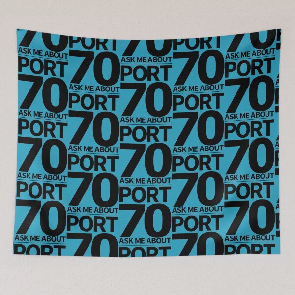 Item preview, Ask me about port 70 [black text] designed and sold by janyla-hkempf.