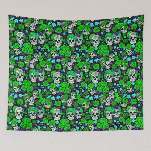 Item preview, Sugar Coated Bones Sugar Skull Pattern designed and sold by MindWave THC.