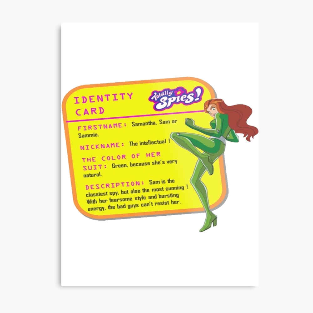 Totally Spies ID Card Sam