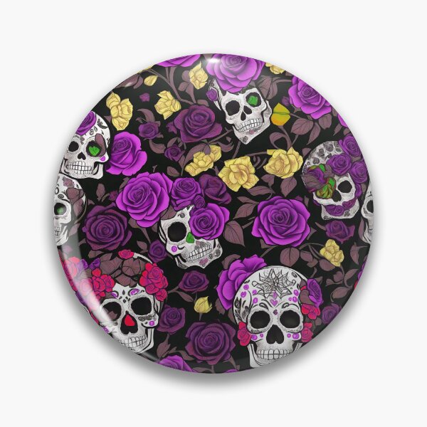 Item preview, Sugar Coated Bones Sugar Skull Pattern designed and sold by MindWave THC.
