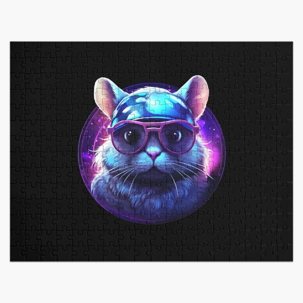 Artikel-Vorschau von Süßer Hamster mit rosa Brille, designt und verkauft von Selfion.