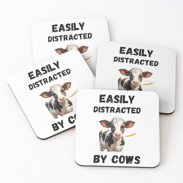 Item preview, Easily distracted by cows designed and sold by Hibiskusmond.