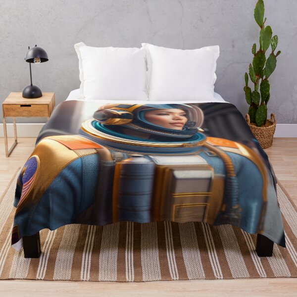 Item preview, A pretty astronaut is in the city centre designed and sold by Magical-bear.