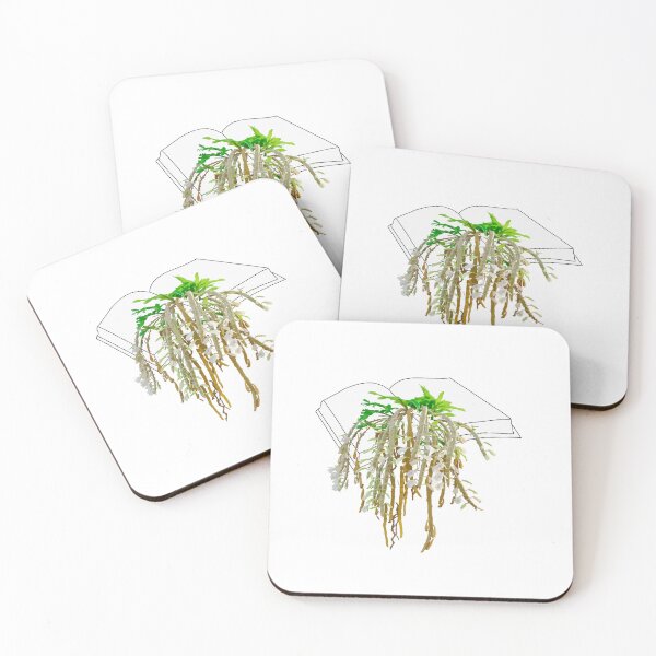Item preview, flowers growing from book sticker white orchid flower designed and sold by MiMee4451.