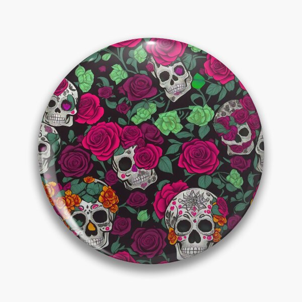 Item preview, Sugar Coated Bones Sugar Skull Pattern designed and sold by MindWave THC.