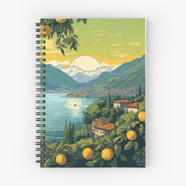 Item preview, A Pop Art Travel Print of Lake Como - Italy designed and sold by StudioRedKoala.