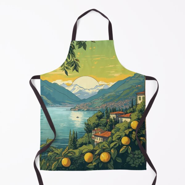 Item preview, A Pop Art Travel Print of Lake Como - Italy designed and sold by StudioRedKoala.