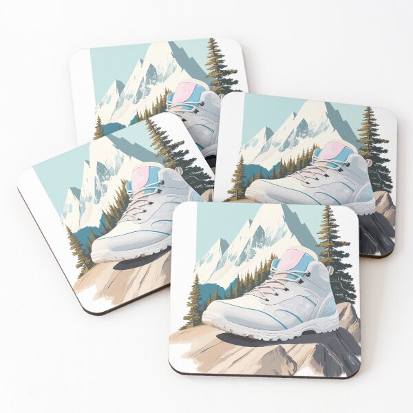 Item preview, Hiking Boot in a Beautiful Mountain for Hiking and Camping designed and sold by LOT7Clothing.