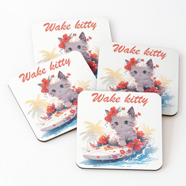 Item preview, Wakeboard kitty cat designed and sold by Mikakujumi.