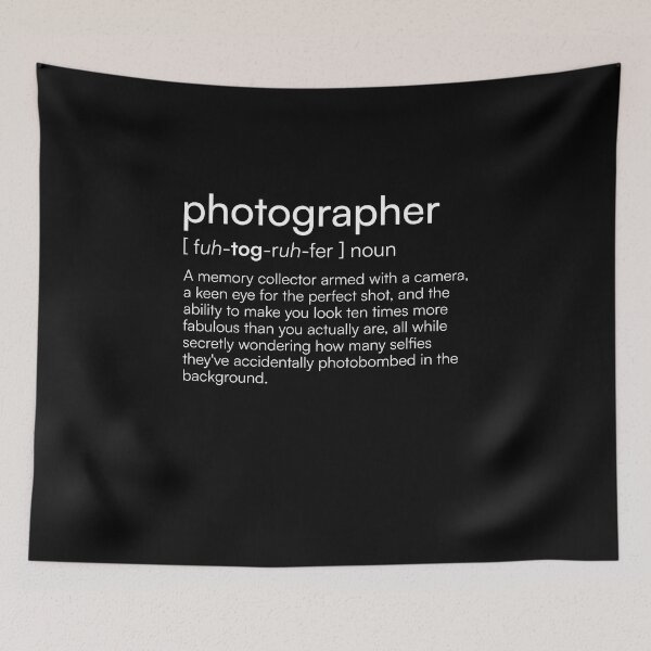 Item preview, Photographer Definition designed and sold by Merchgard.