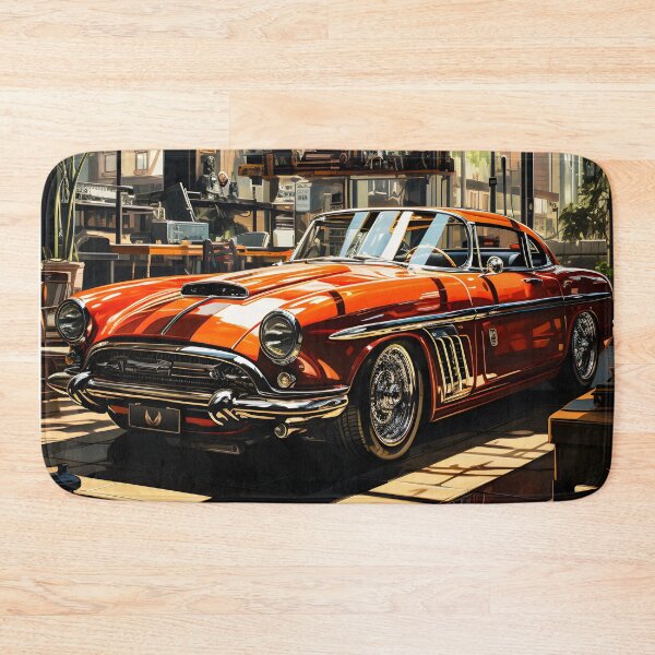 Item preview, Red Classic Car designed and sold by Nange and Gabe.