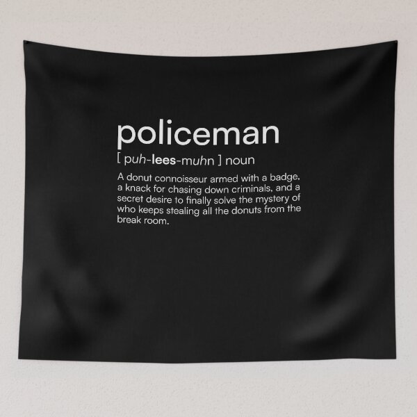 Item preview, Policeman Definition designed and sold by Merchgard.