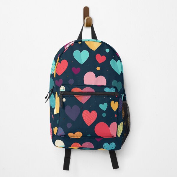 Item preview, Multicolored Hearts Pattern designed and sold by SweetMagicDream.