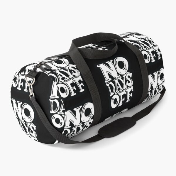 Item preview, No Days Off - black and white text designed and sold by CofefeStudio.