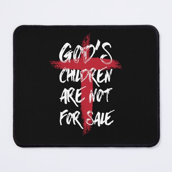 Item preview, God's Children Are Not For Sale Cross Christian designed and sold by Anton Ashraf.