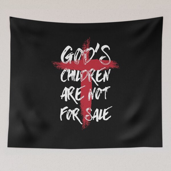 Item preview, God's Children Are Not For Sale Cross Christian designed and sold by Anton Ashraf.
