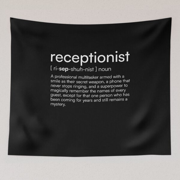 Item preview, Receptionist Definition designed and sold by Merchgard.