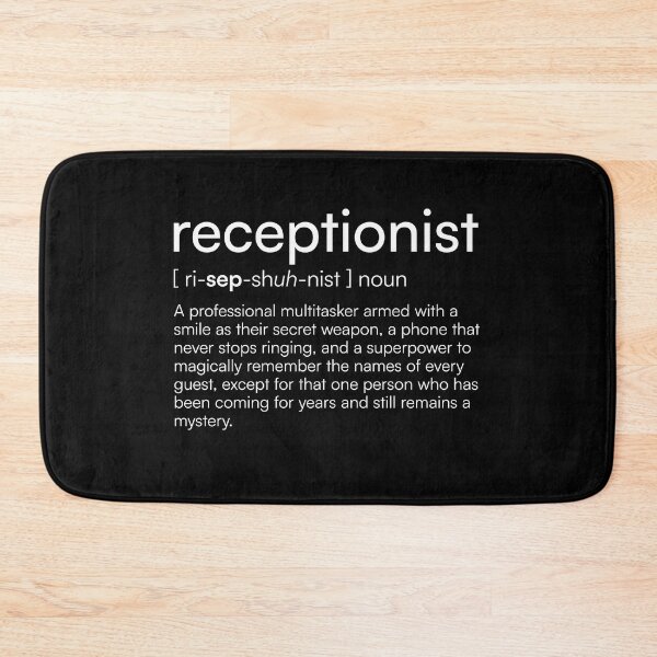 Item preview, Receptionist Definition designed and sold by Merchgard.
