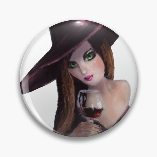 Item preview, The Wine Witch designed and sold by TheArtCave.