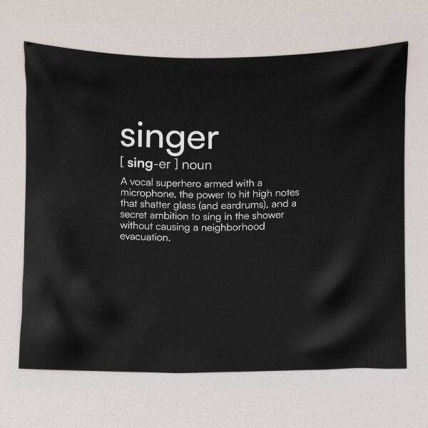 Item preview, Singer Definition designed and sold by Merchgard.