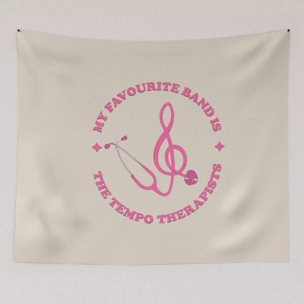 Item preview, The Tempo Therapists - Nurse Music Lovers designed and sold by Inkonicc.