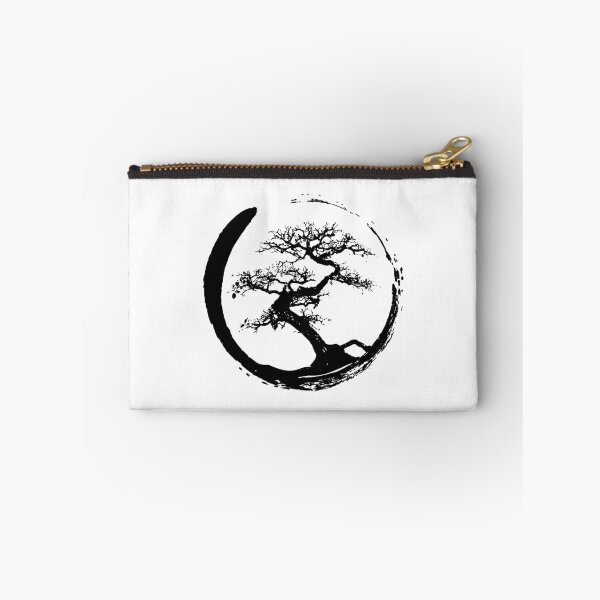 Item preview, Zen Bonsai Tree in Enso Circle (black) designed and sold by Elvin Dantes.