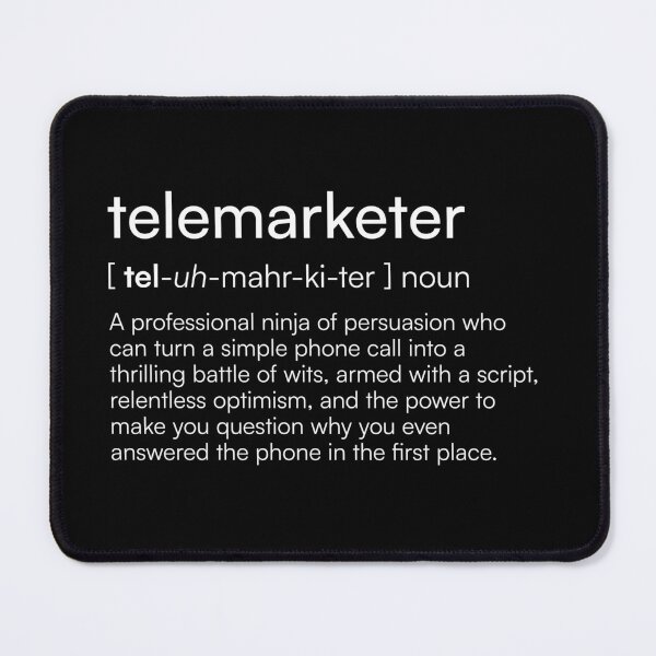 Item preview, Telemarketer Definition designed and sold by Merchgard.