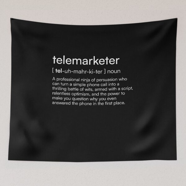 Item preview, Telemarketer Definition designed and sold by Merchgard.