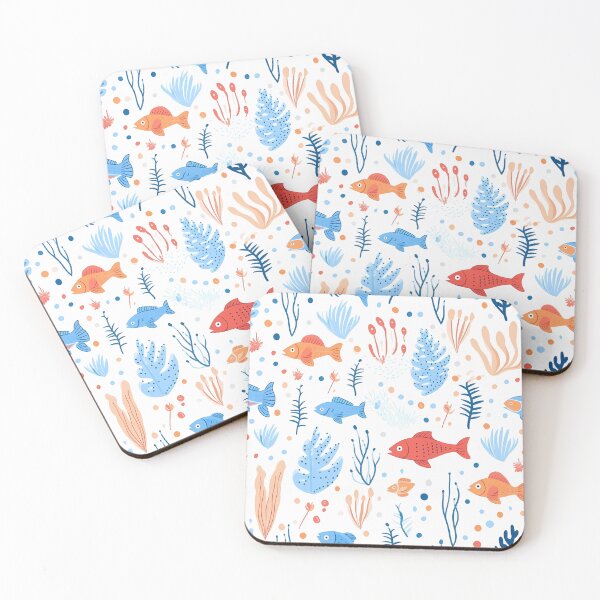 Item preview, Marine Fish Pattern designed and sold by SweetMagicDream.