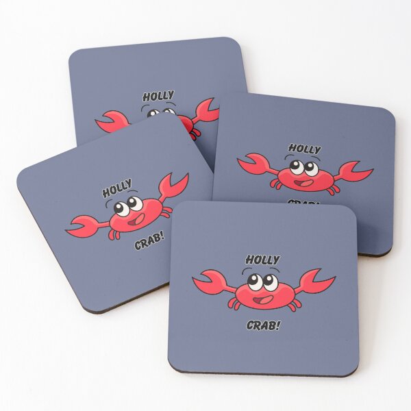 Item preview, watercolor Holly crab funny  red oh crab quote designed and sold by LoveYaToo.