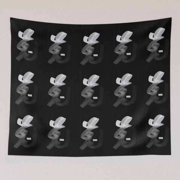 Item preview, Modern calligraphy art - rabbit (pattern) designed and sold by citimonster.