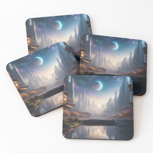 Item preview, Futuristic City in Space designed and sold by John Campbell.