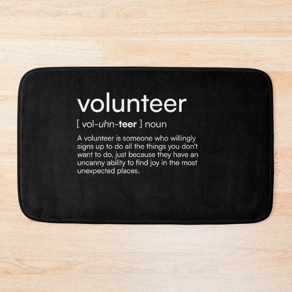 Item preview, Volunteer Definition designed and sold by Merchgard.