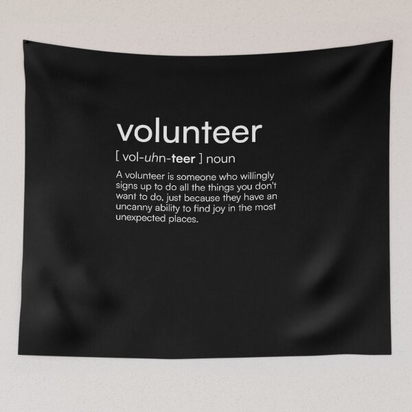 Item preview, Volunteer Definition designed and sold by Merchgard.