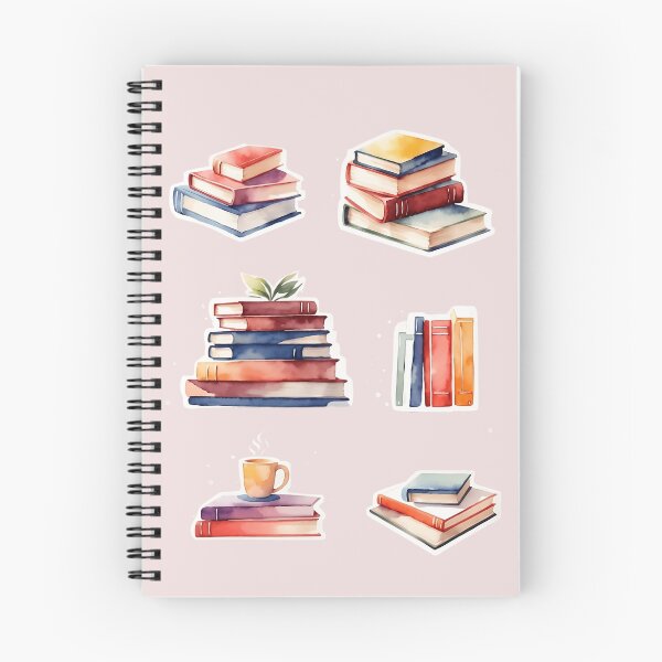Item preview, Book Aesthetic Watercolor Pack designed and sold by InspirationElli.