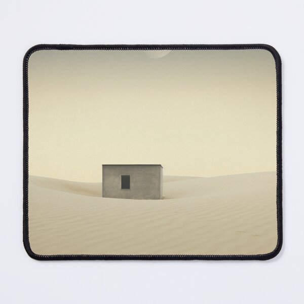 Item preview, Desert Twilight: Minimalist Isolated Hut at Dusk designed and sold by Moisky Art.