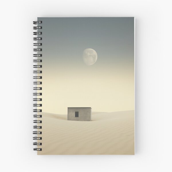 Item preview, Desert Twilight: Minimalist Isolated Hut at Dusk designed and sold by Moisky Art.