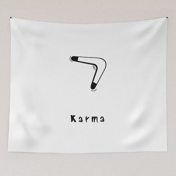 Item preview, Karma boomerang designed and sold by Endorfin Garment.