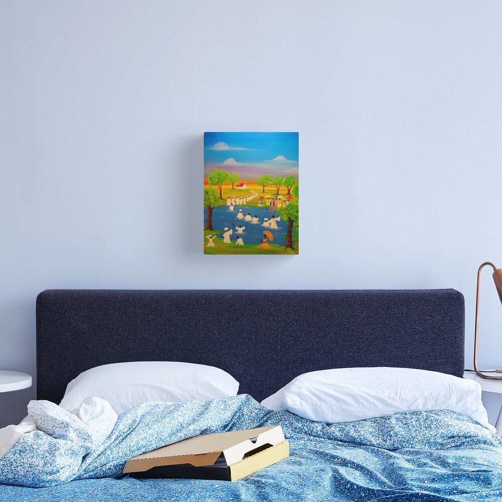 Sunday At Kleinpeter's Farm Canvas Print