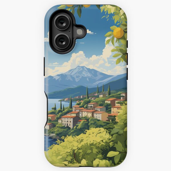 Item preview, A Pop Art Travel Print of Lake Como - Italy designed and sold by StudioRedKoala.