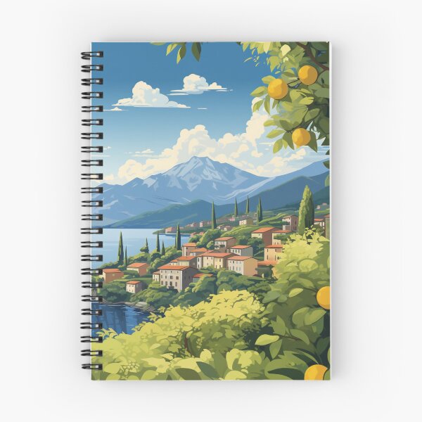 Item preview, A Pop Art Travel Print of Lake Como - Italy designed and sold by StudioRedKoala.