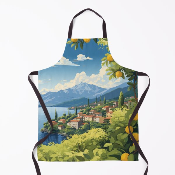 Item preview, A Pop Art Travel Print of Lake Como - Italy designed and sold by StudioRedKoala.